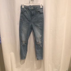 American eagle - ripped - high waisted jeans